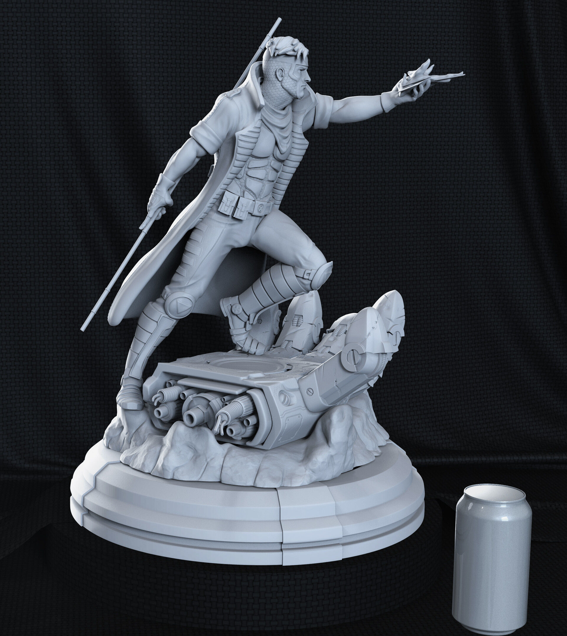 Gambit from X-men 3D print model 3D print model_1