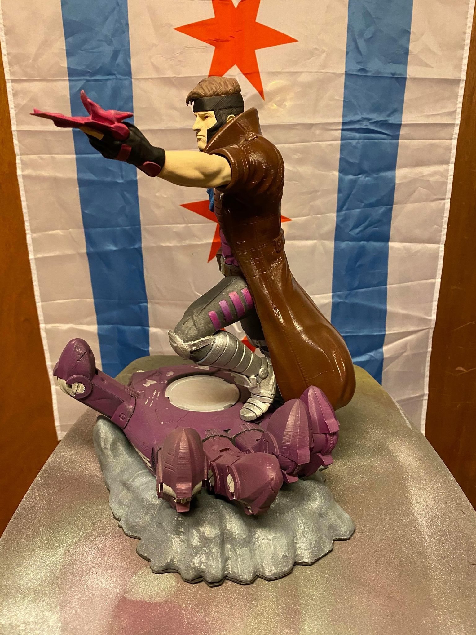 Gambit from X-men 3D print model 3D print model_10