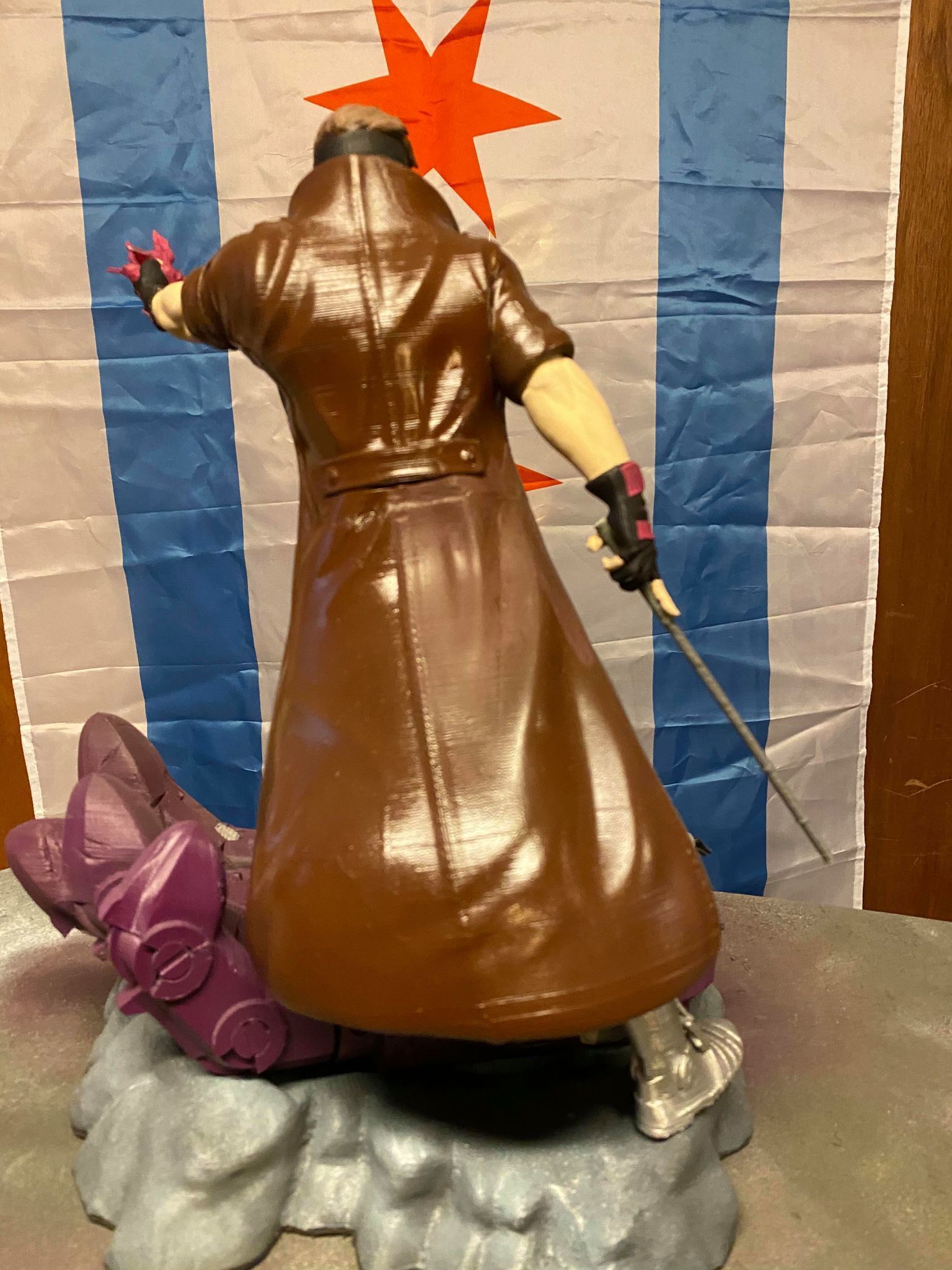 Gambit from X-men 3D print model 3D print model_12