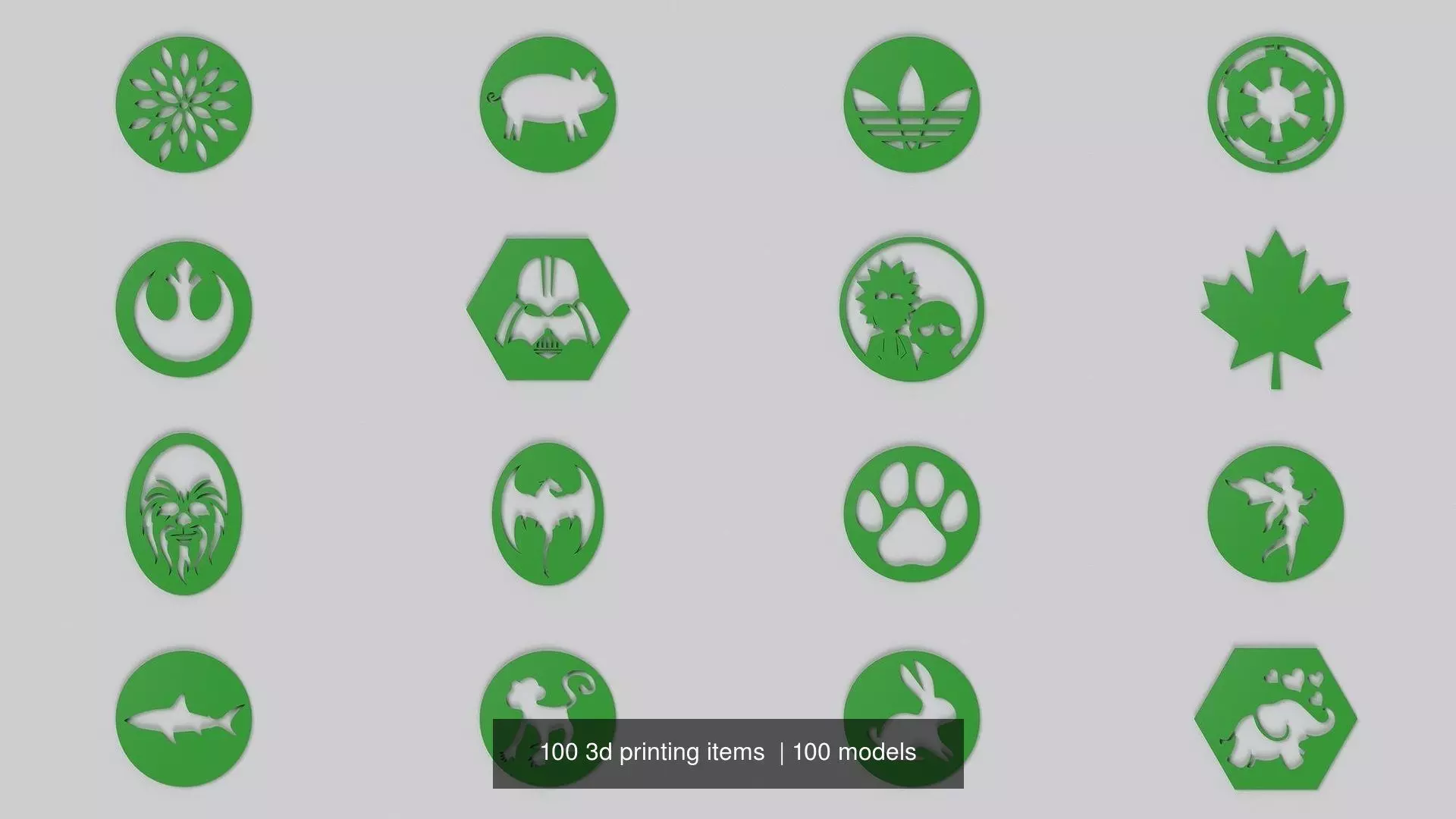 100 3d printing items  3D Model Collection_0