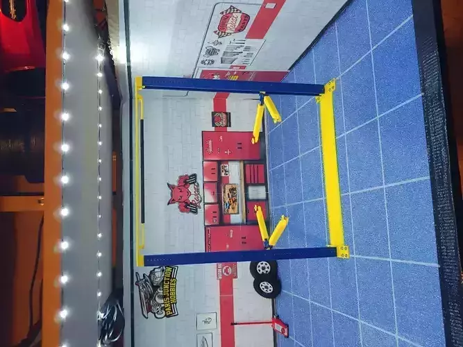 scale car hoist 3D model