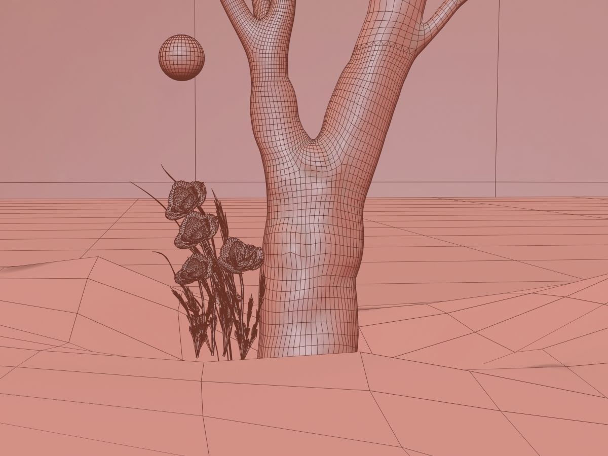 Cosmic tree 3D model_5