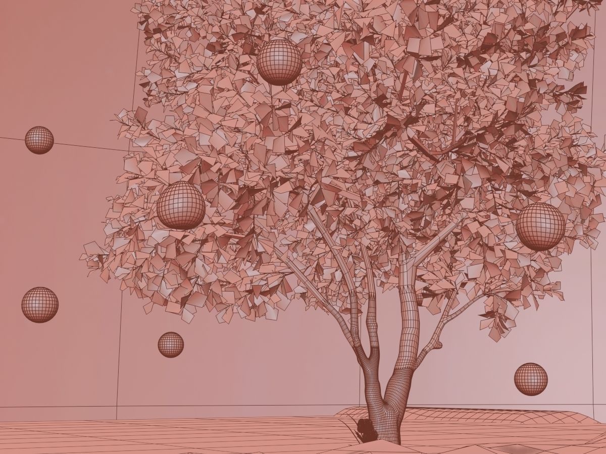 Cosmic tree 3D model_7