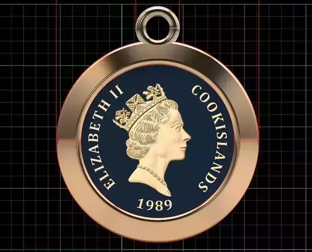 Elizabeth II  Pendant
