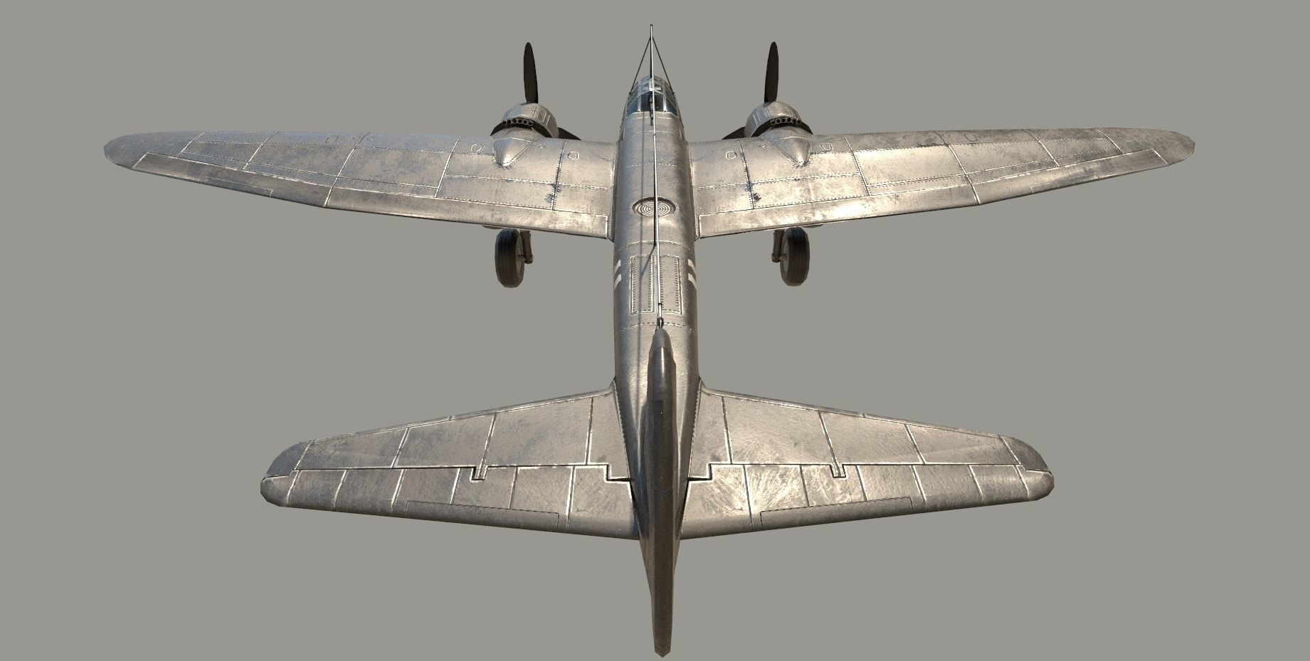 Ju 88 S PBR Low-poly 3D model_5
