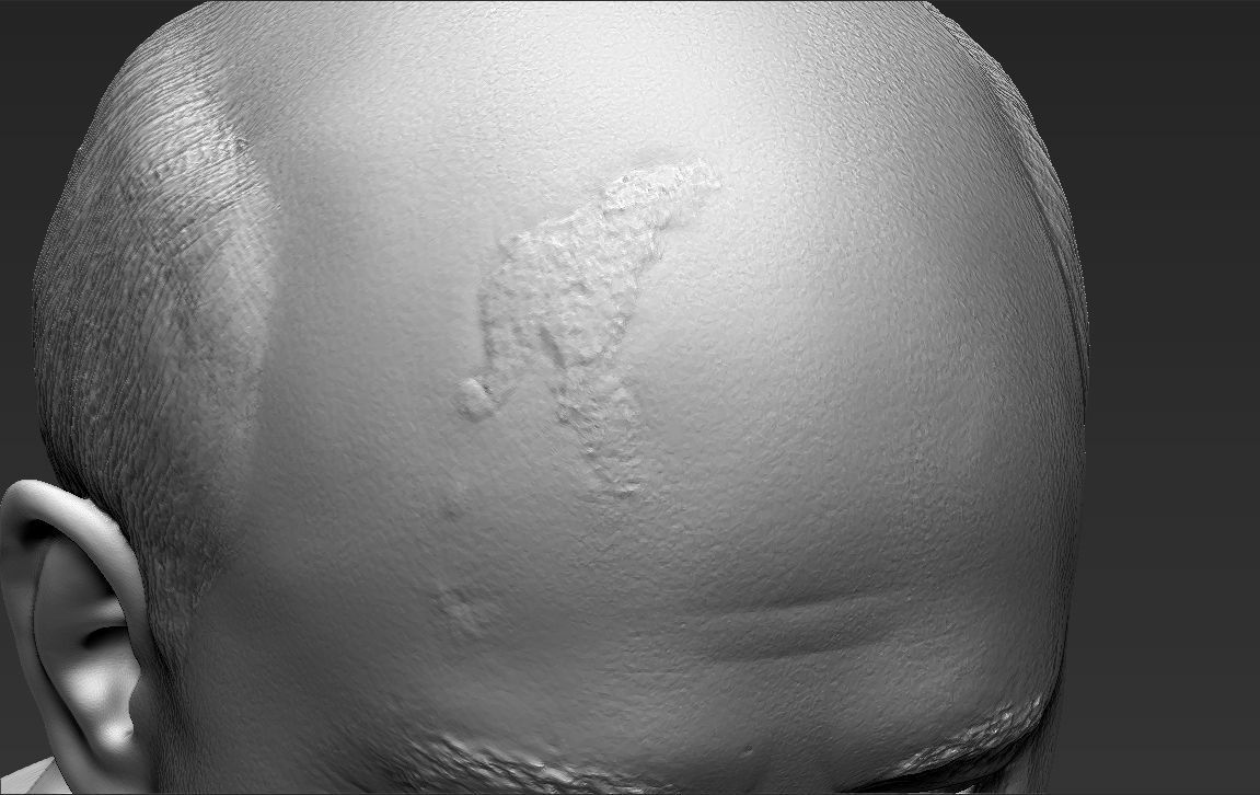 Mikhail Gorbachev bust ready for full color 3D printing 3D print model_39