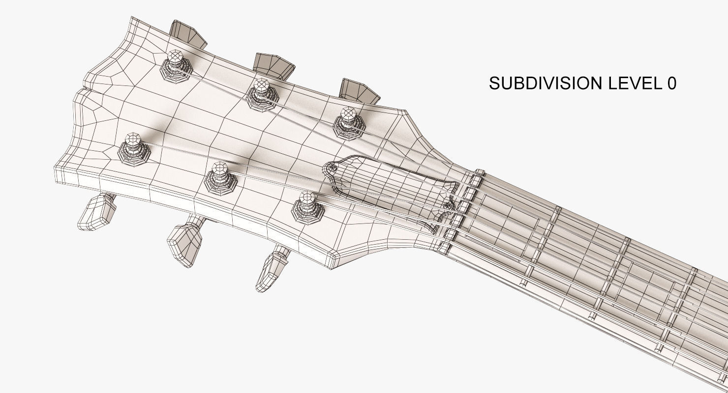 Gibson L-5 Hollowbody Guitar 3D model_5