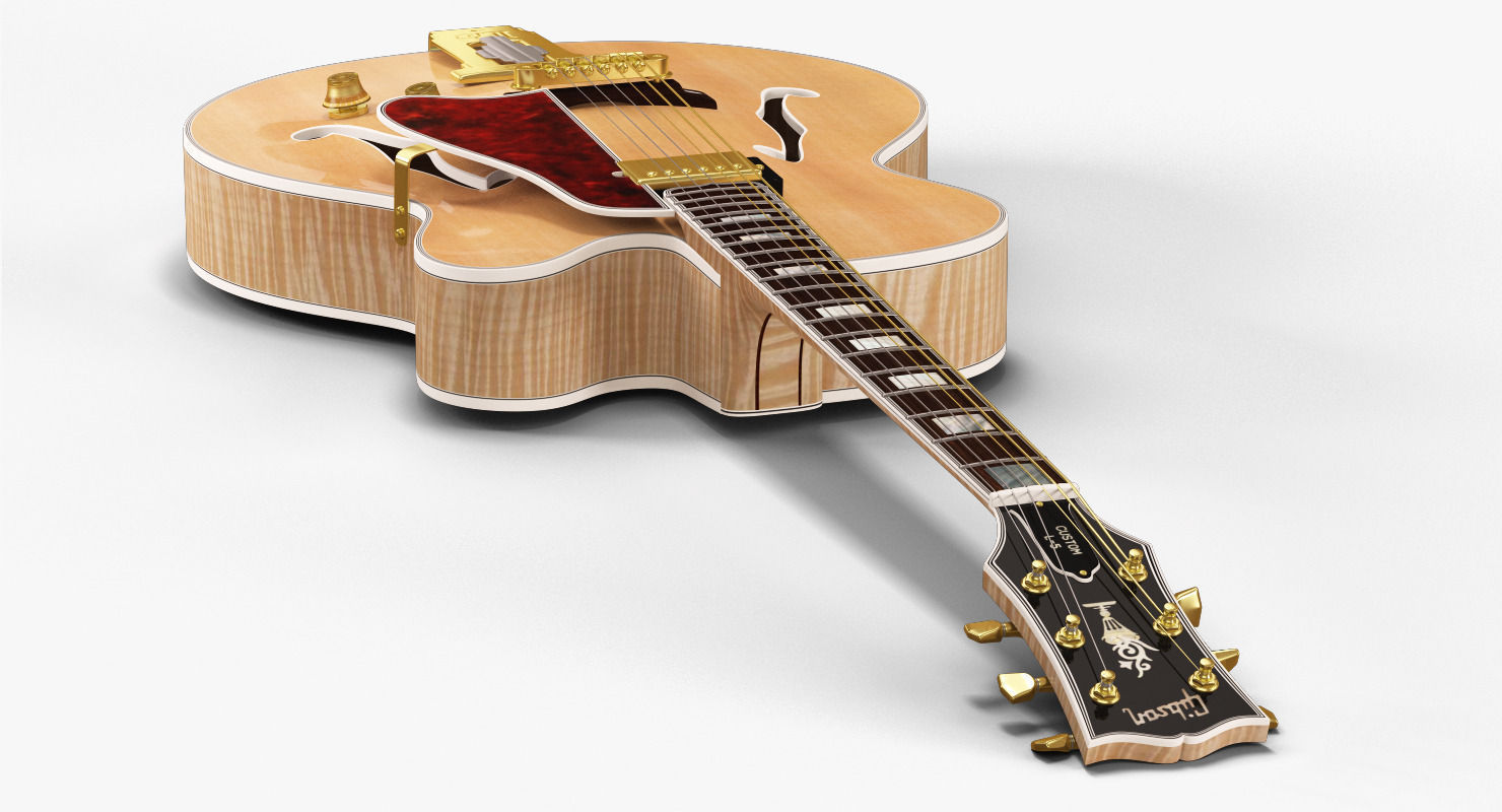 Gibson L-5 Hollowbody Guitar 3D model_4