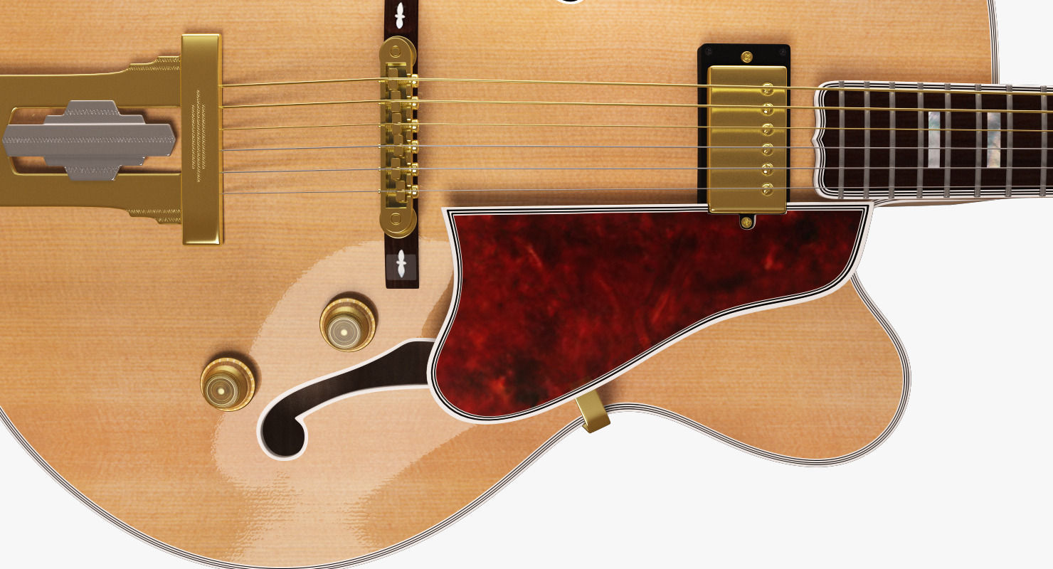 Gibson L-5 Hollowbody Guitar 3D model_2