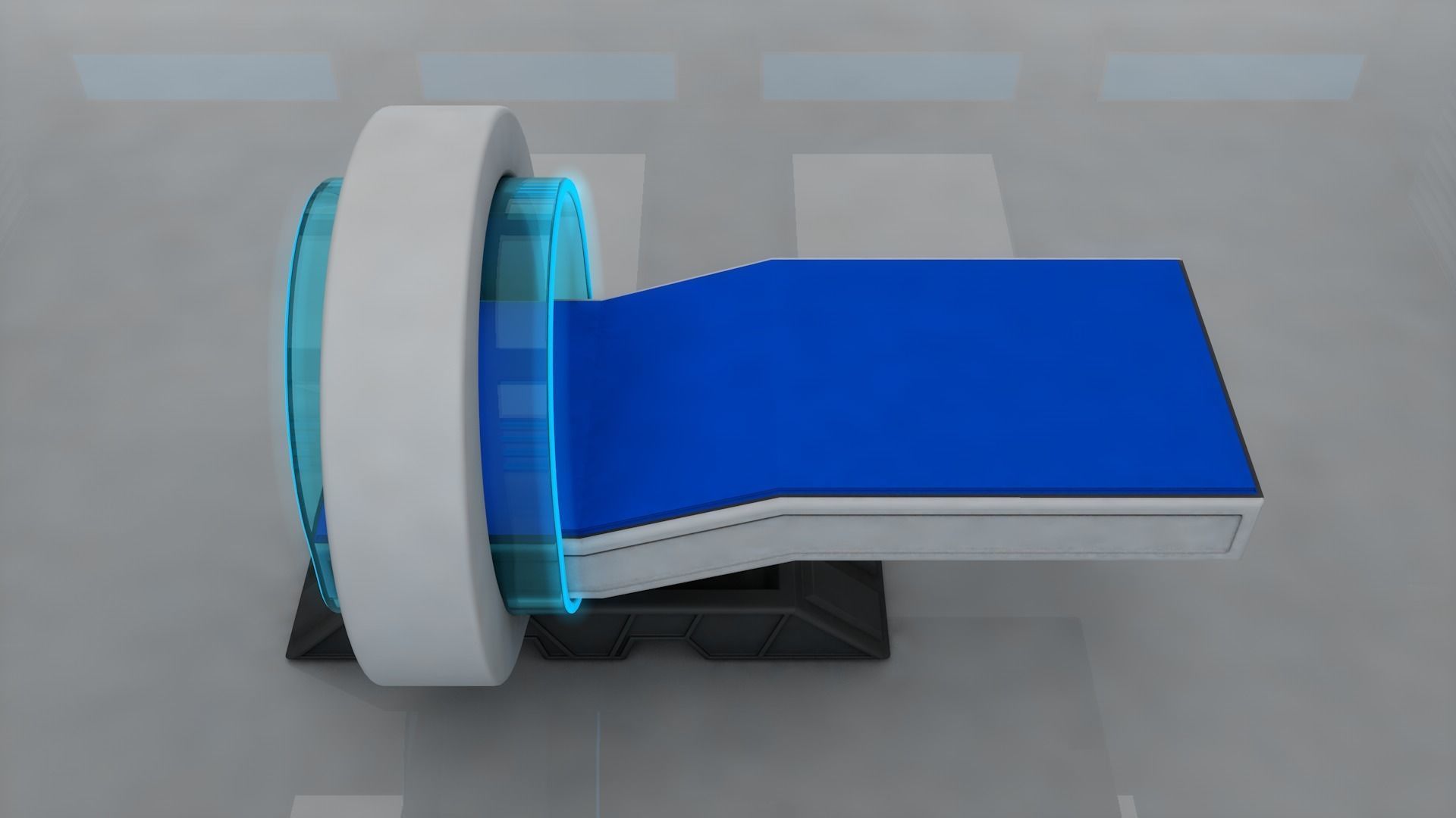 Sci Fi Medical Scanner 3D model_1