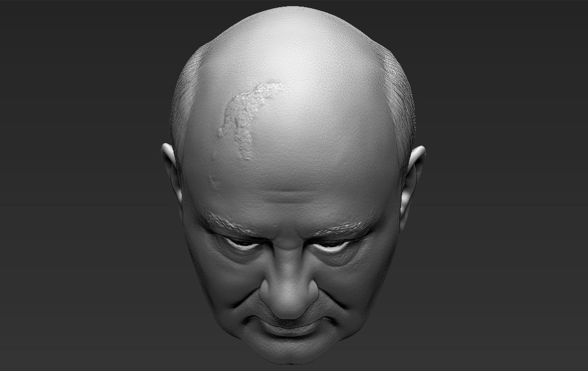 Mikhail Gorbachev 3D model_33