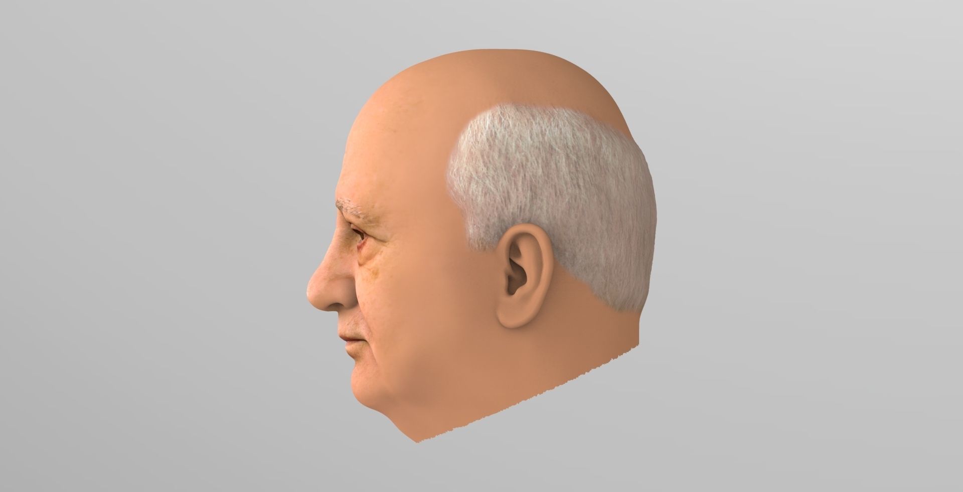 Mikhail Gorbachev 3D model_3