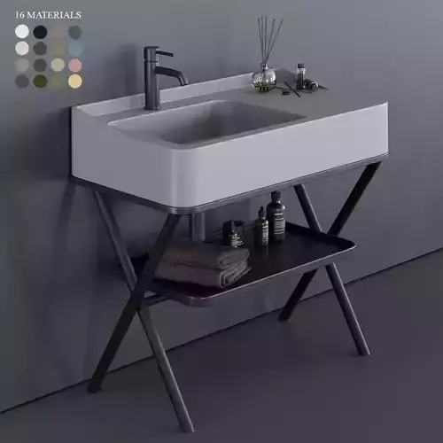 Ceramica Cielo Siwa Washbasin 3D model