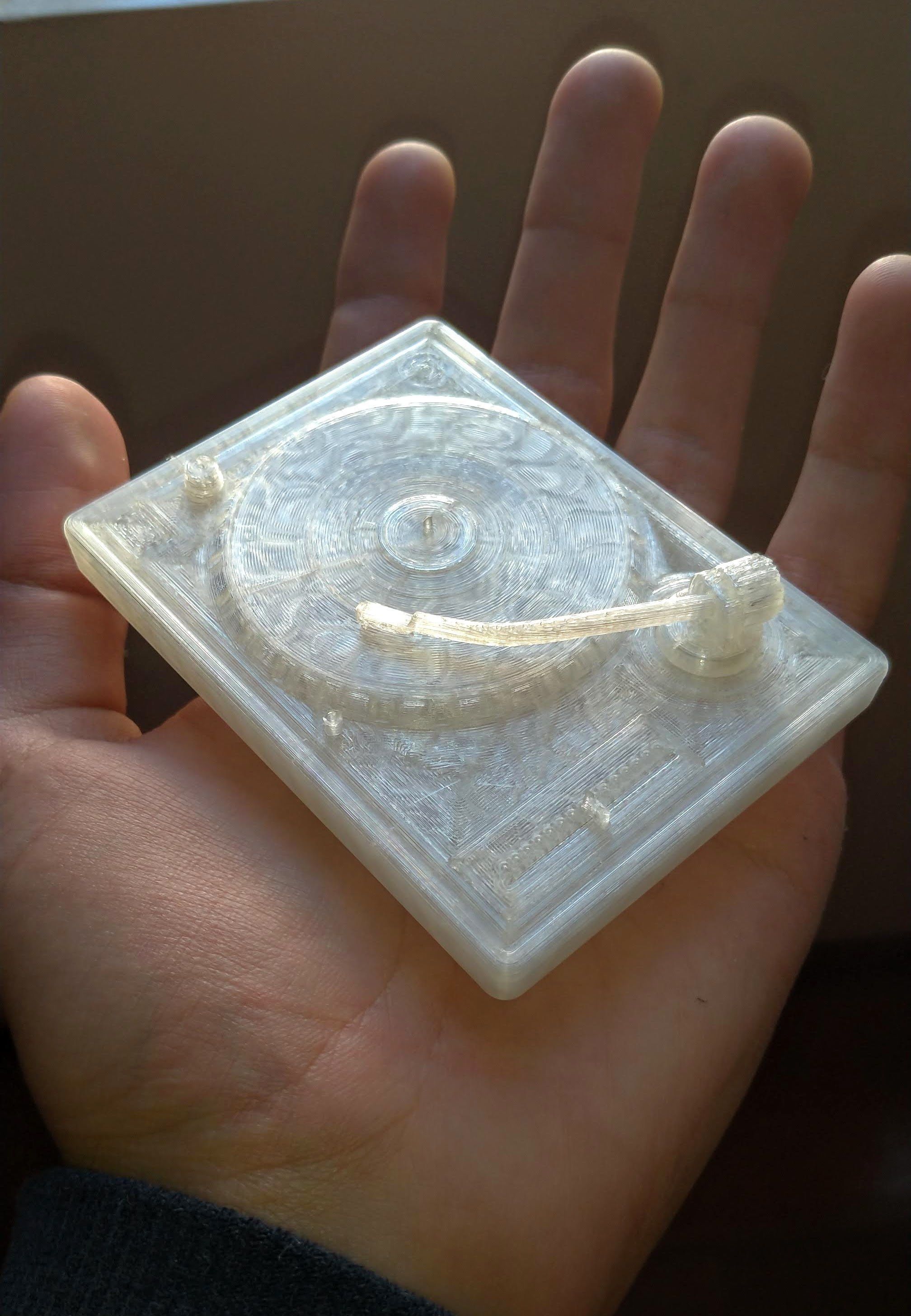 Audio Technica Turntable Vinyl Record Player 3D print model_3