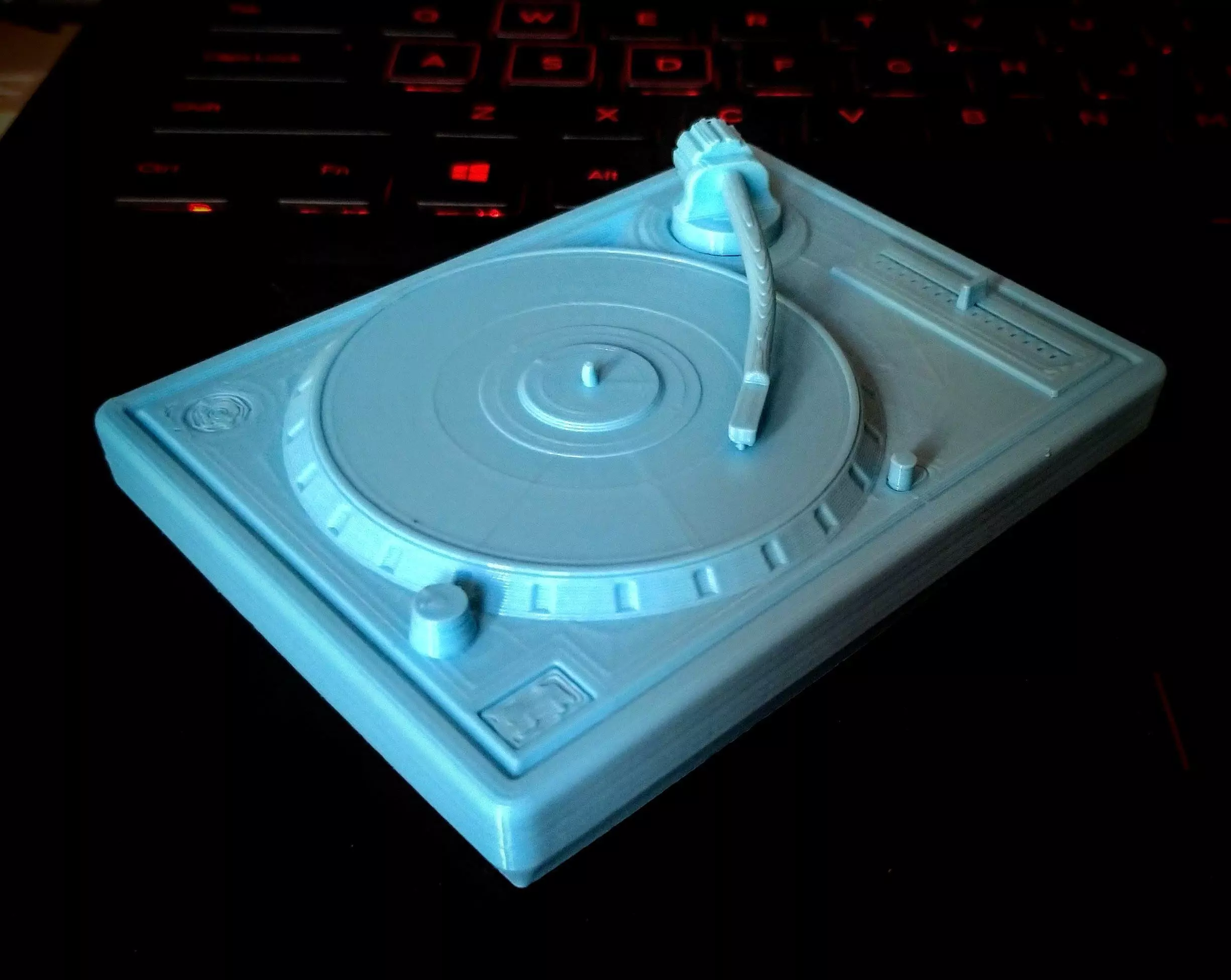 Audio Technica Turntable Vinyl Record Player 3D print model_0
