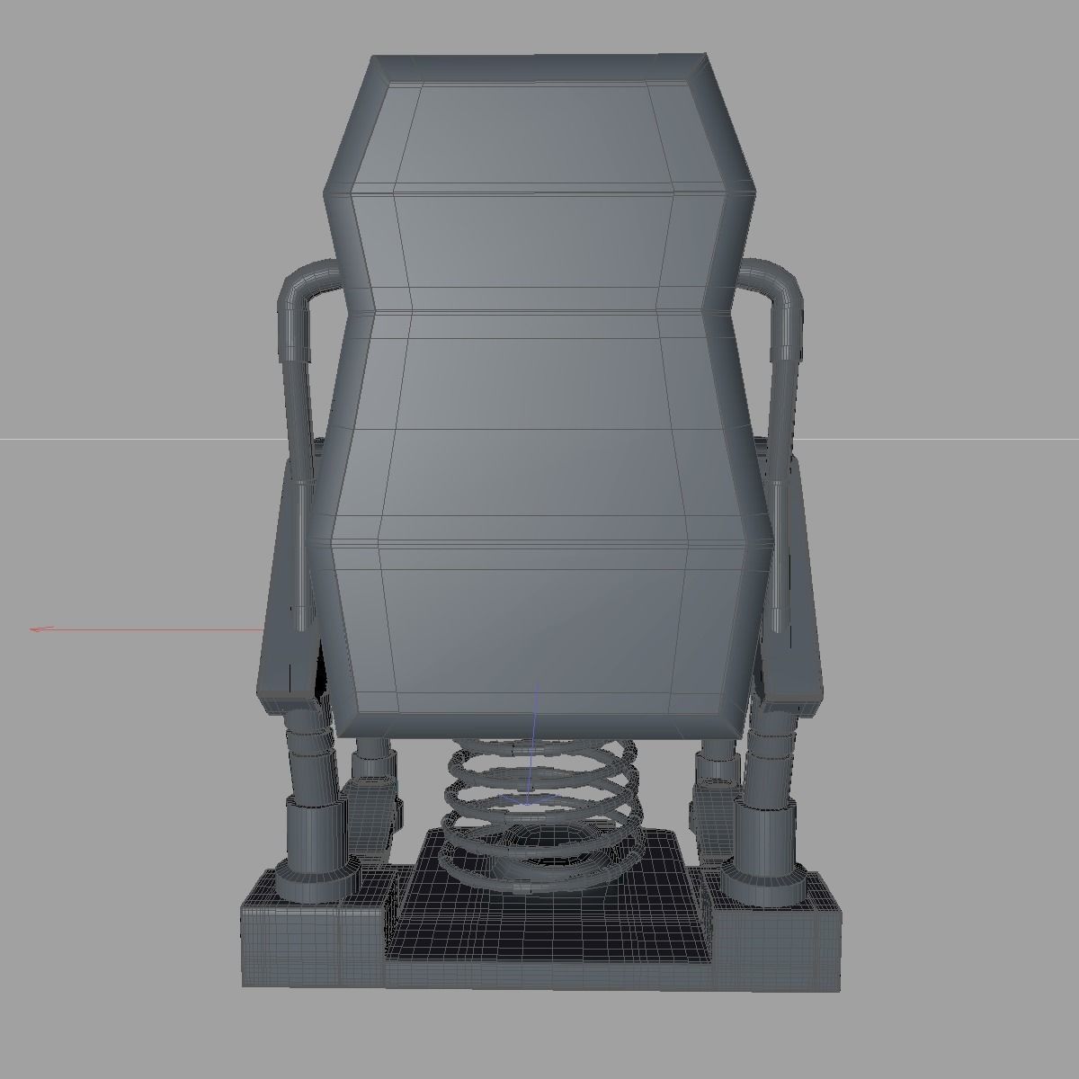 Sci Fi Chair 3D model_10