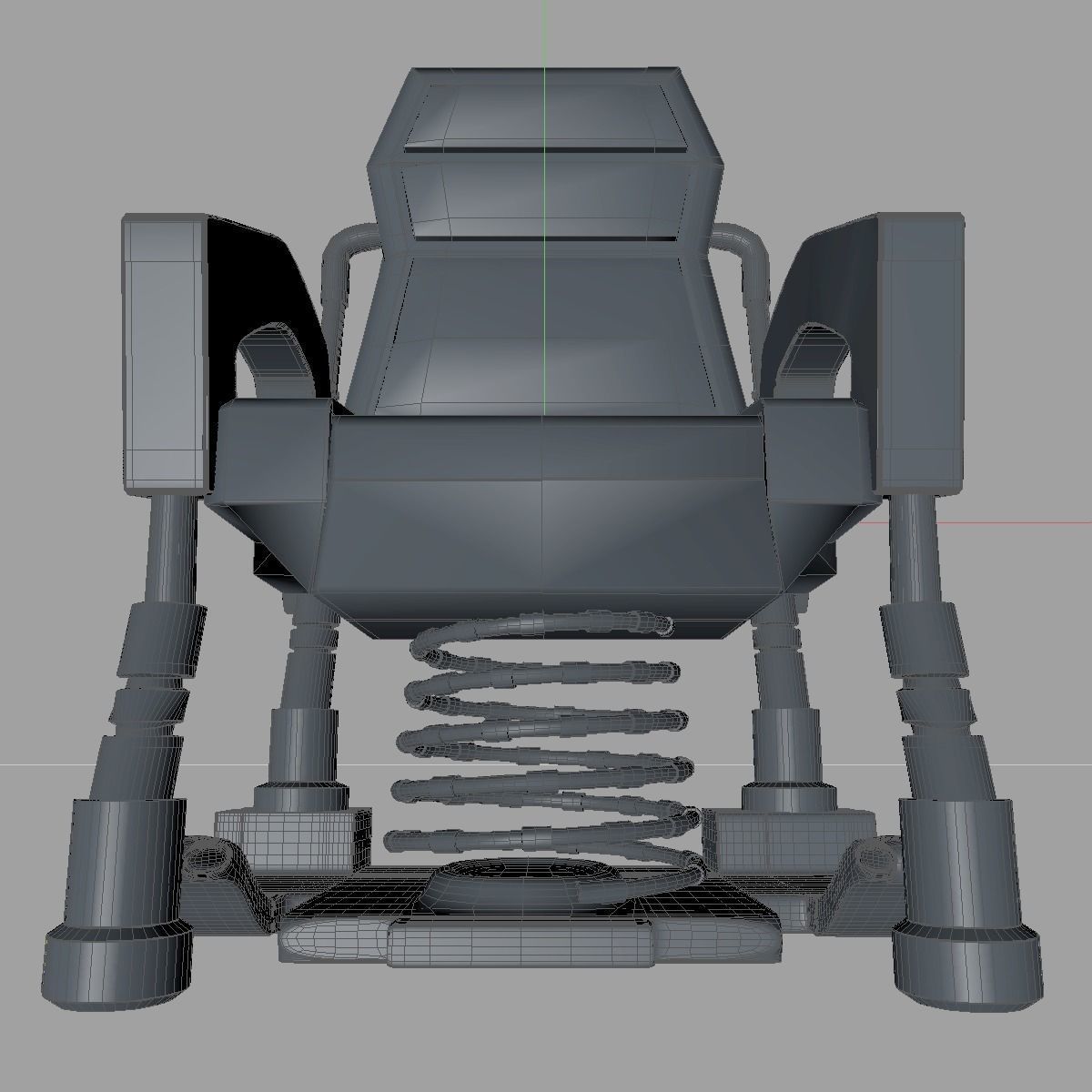 Sci Fi Chair 3D model_7