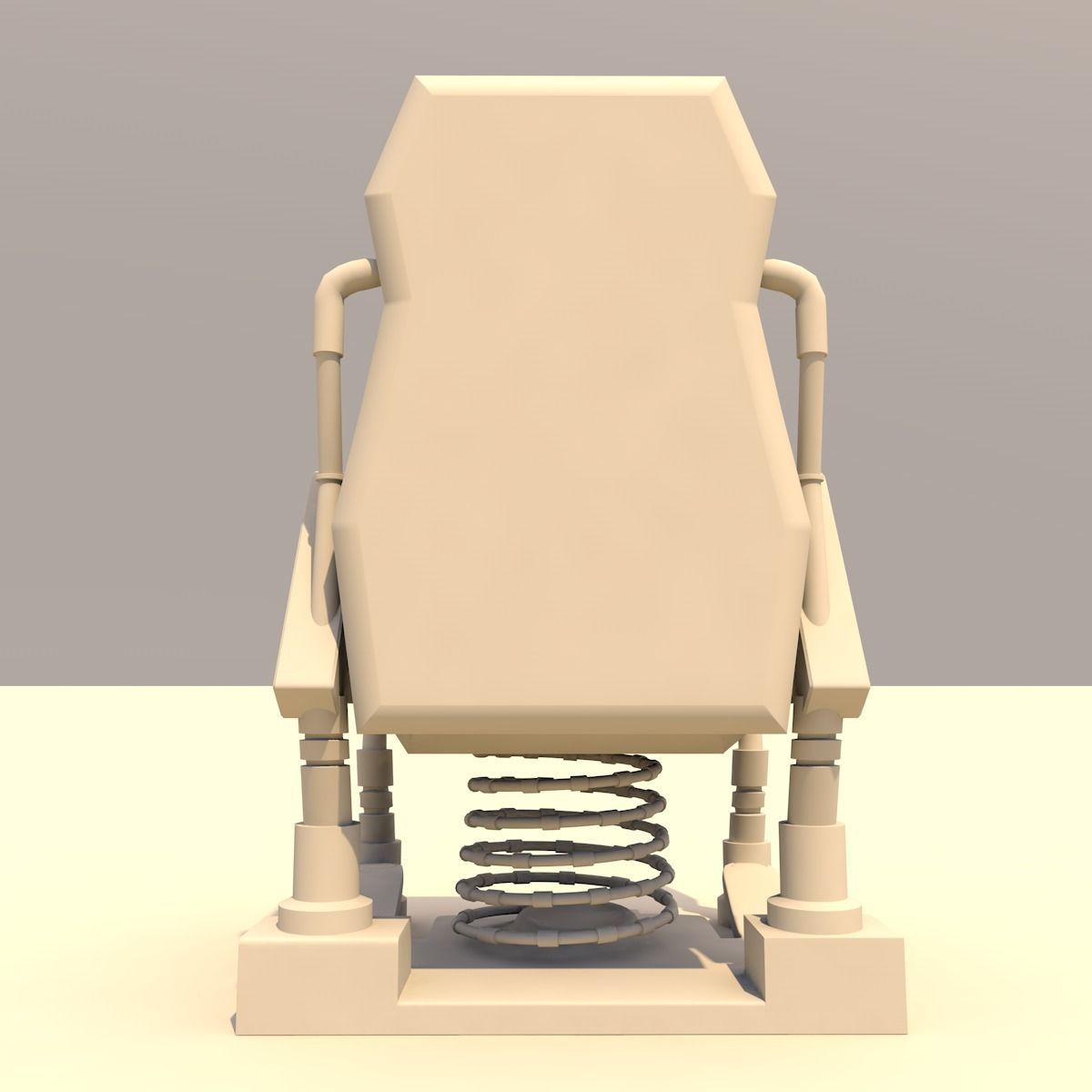 Sci Fi Chair 3D model_5
