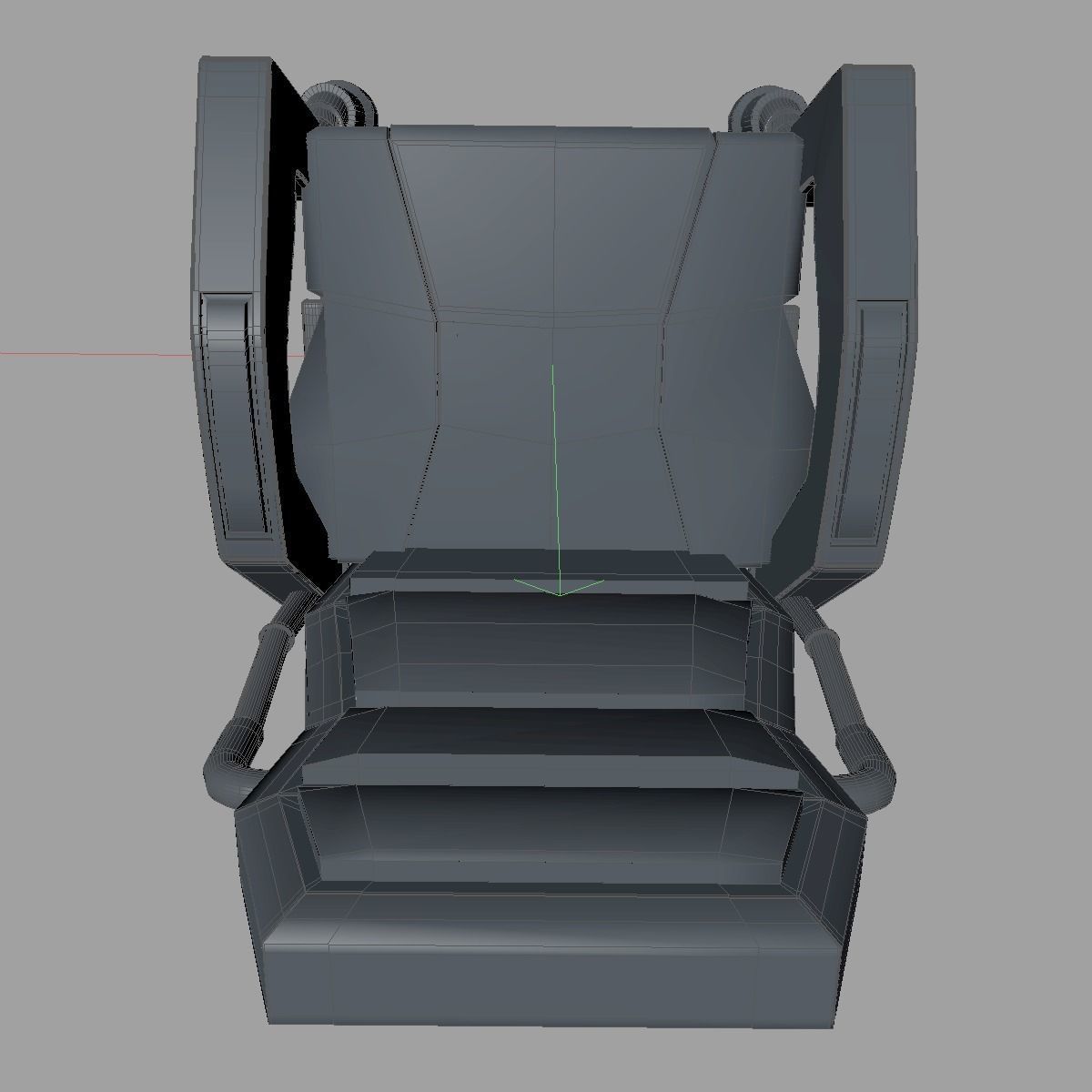 Sci Fi Chair 3D model_11
