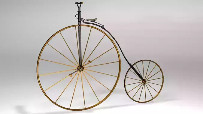 Penny Farthing 1870s the high-wheel bicycle