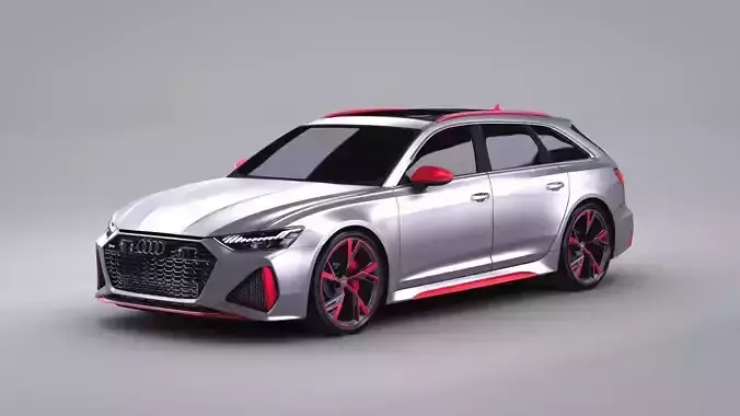 Audi RS6 2020 HQ Exterior model