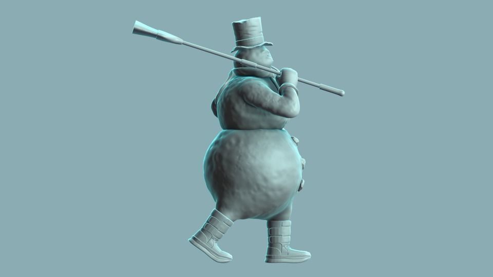 Frosty The Snowman 3D print model_5