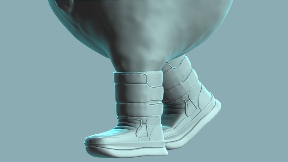 Frosty The Snowman 3D print model_2