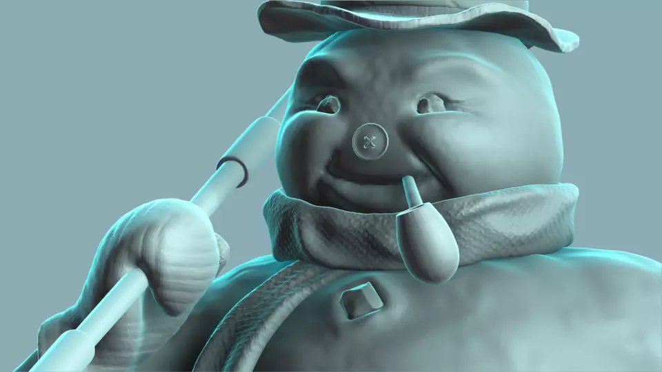 Frosty The Snowman 3D print model_0