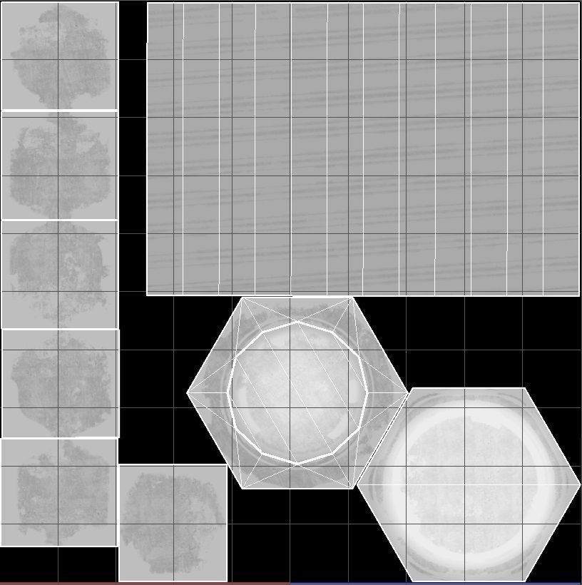 Nut and bolt - Game-Ready VR Low-poly 3D model_7