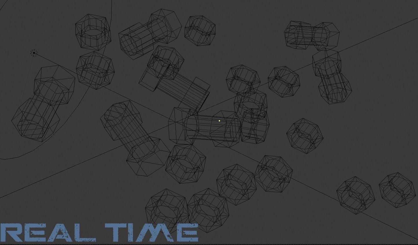 Nut and bolt - Game-Ready VR Low-poly 3D model_11