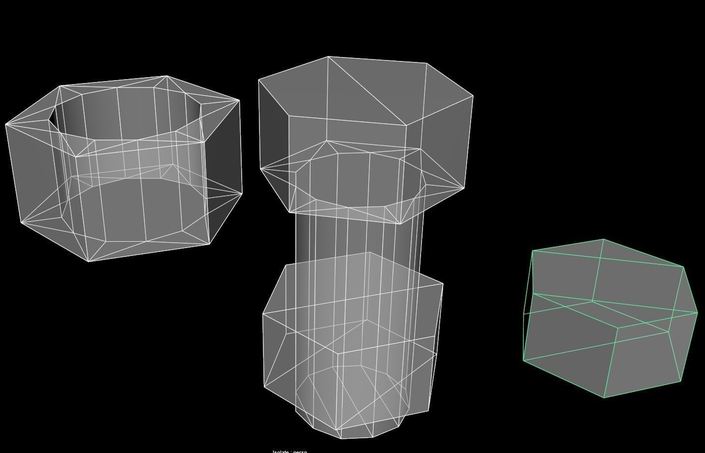 Nut and bolt - Game-Ready VR Low-poly 3D model_6