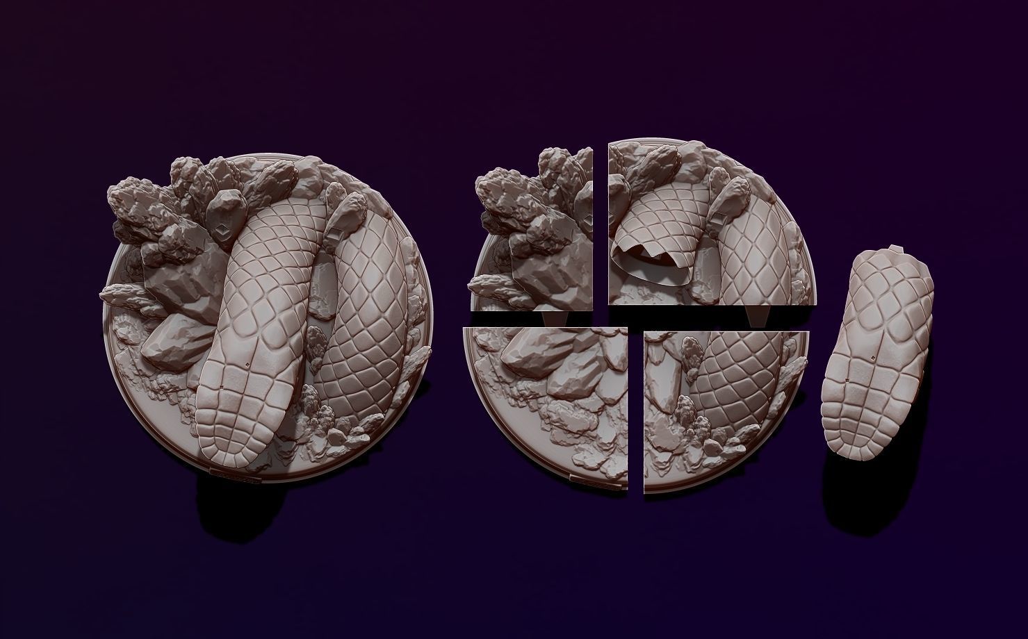 naruto and sasuke with kurama and perfect susanoo 3d print 3D Model Collection_7