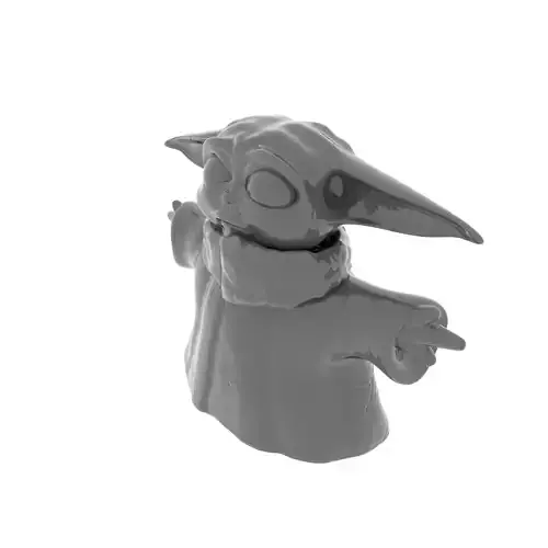 Baby Yoda The Child Fan Art Toy