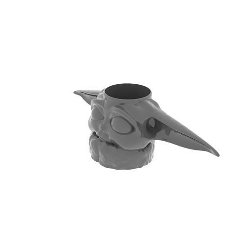 Baby Yoda Cup Mate Tasa 3D print model