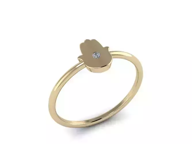 Jewelry Hamsah ring 03 3D print model