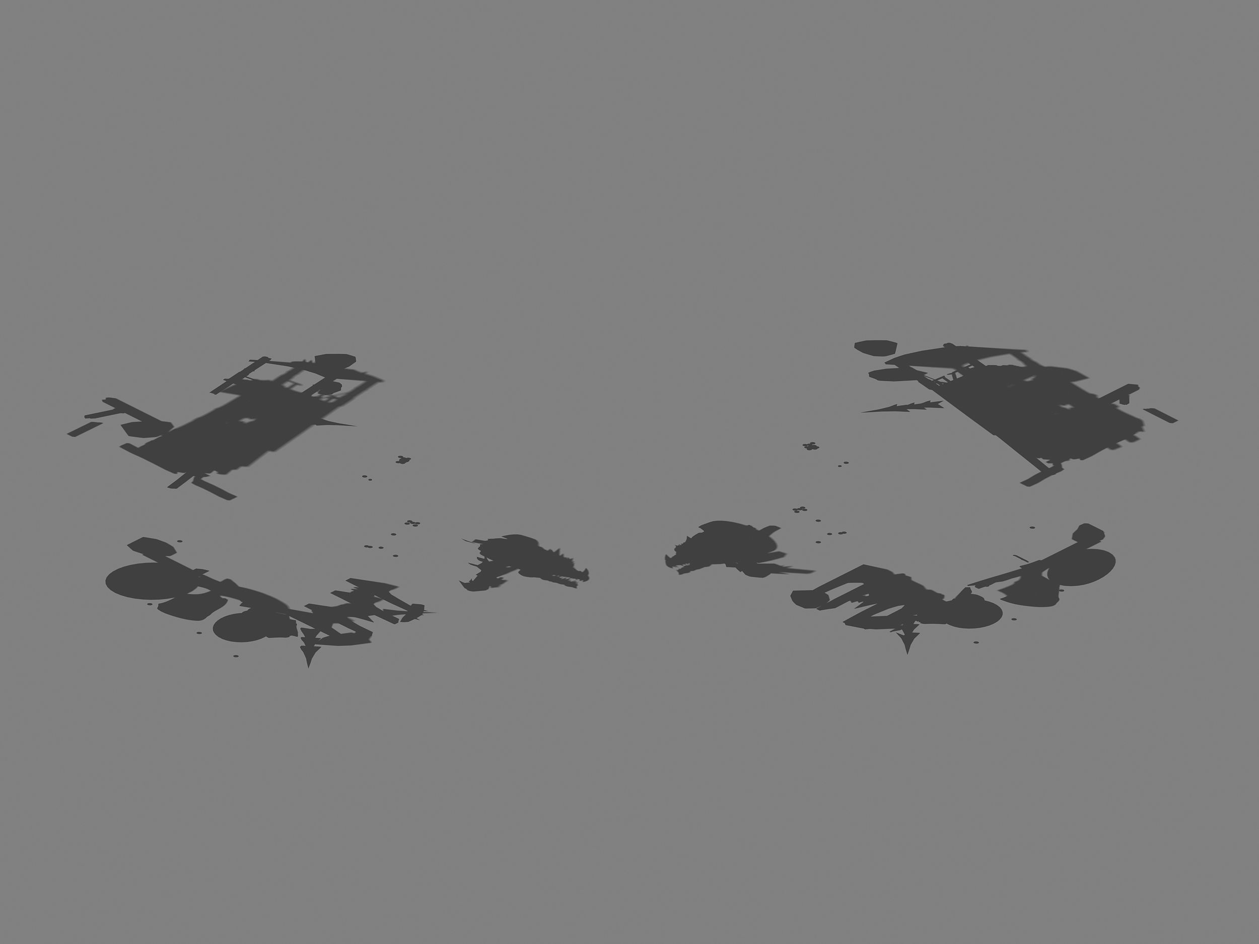 Dynasty Nagisen Grassland - Goblin Broken Tank 01 3D model_3