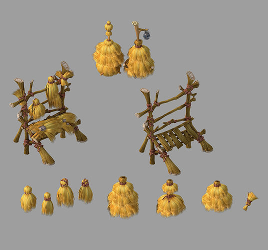 Dynasty Crops - Sun Valley Rack 01 3D model