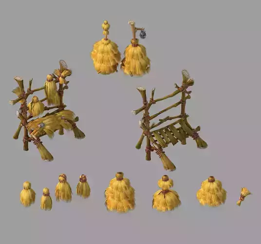 Dynasty Crops - Sun Valley Rack 01 3D model
