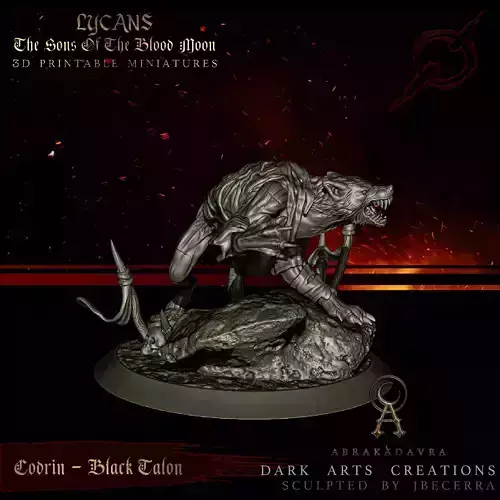 Werewolf - Lycan 1 - Sons of the Blood Moon - 3D Printable