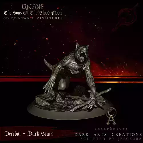 Werewolf - Lycan 4 - Sons of the Blood Moon - 3D Printable