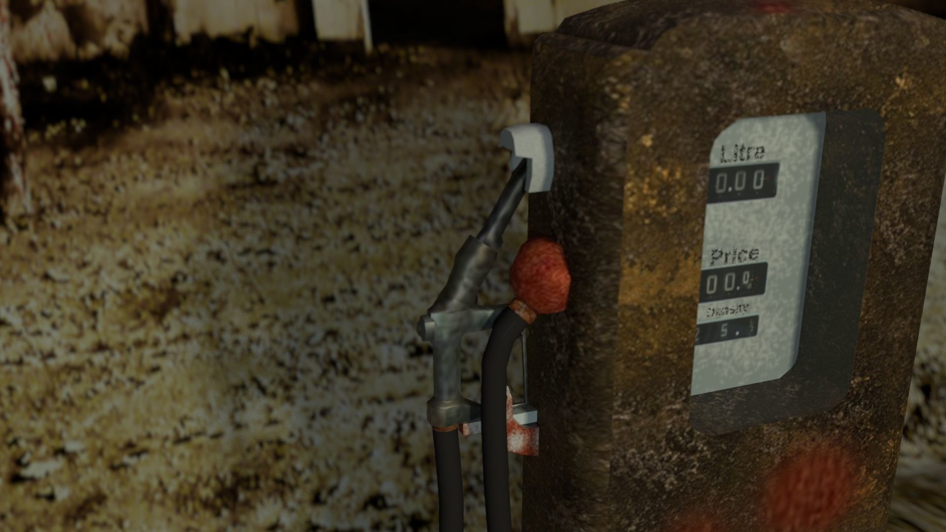 Fuel Pump Low-poly 3D model_1