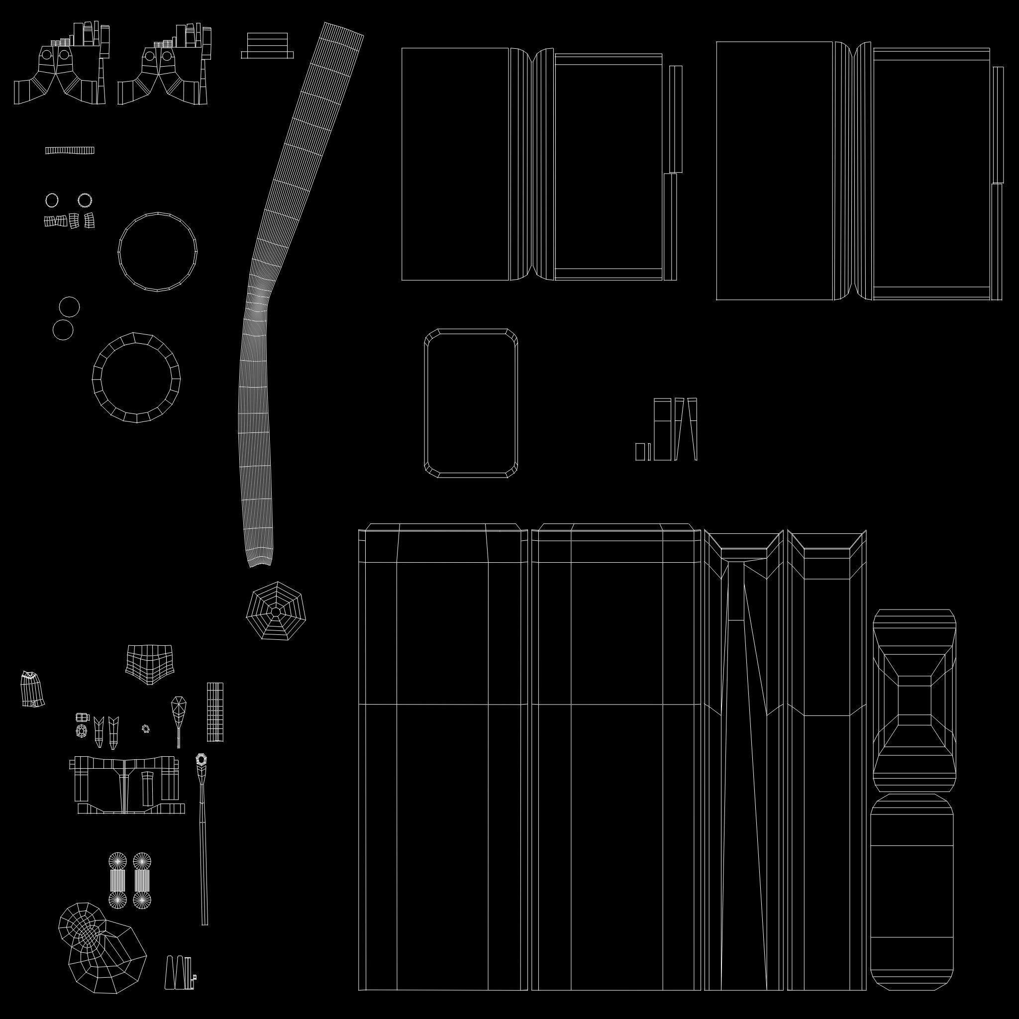 Fuel Pump Low-poly 3D model_4