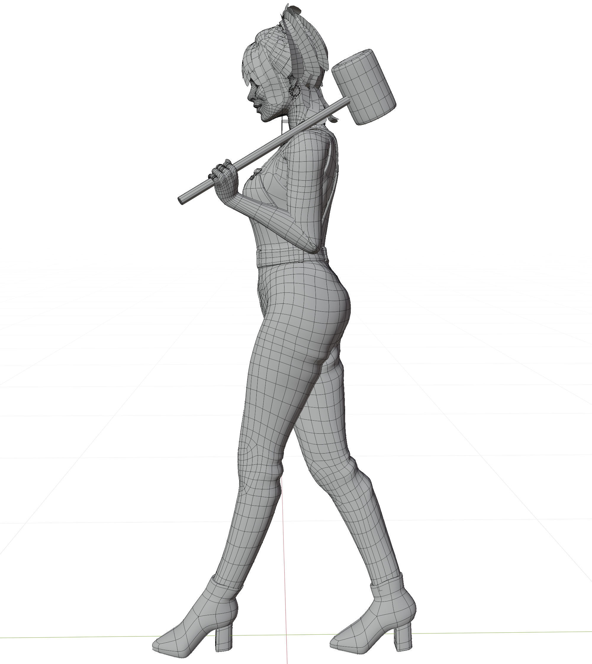 Harley Quinn - Bird Of Prey 3D model_14