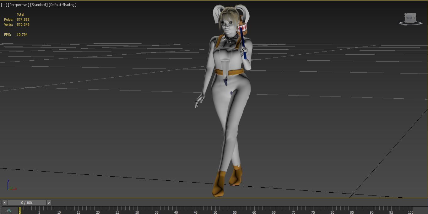 Harley Quinn - Bird Of Prey 3D model_8