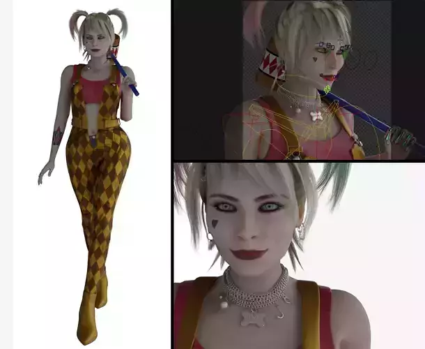 Harley Quinn - Bird Of Prey 3D model