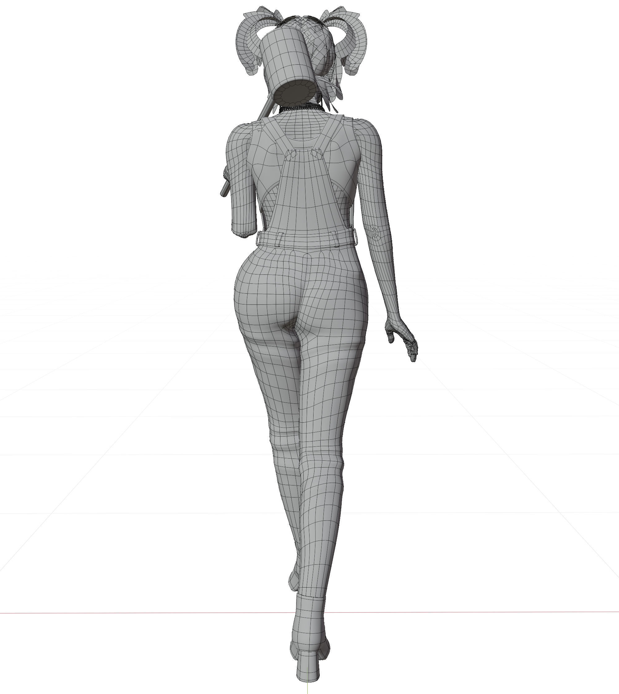 Harley Quinn - Bird Of Prey 3D model_16