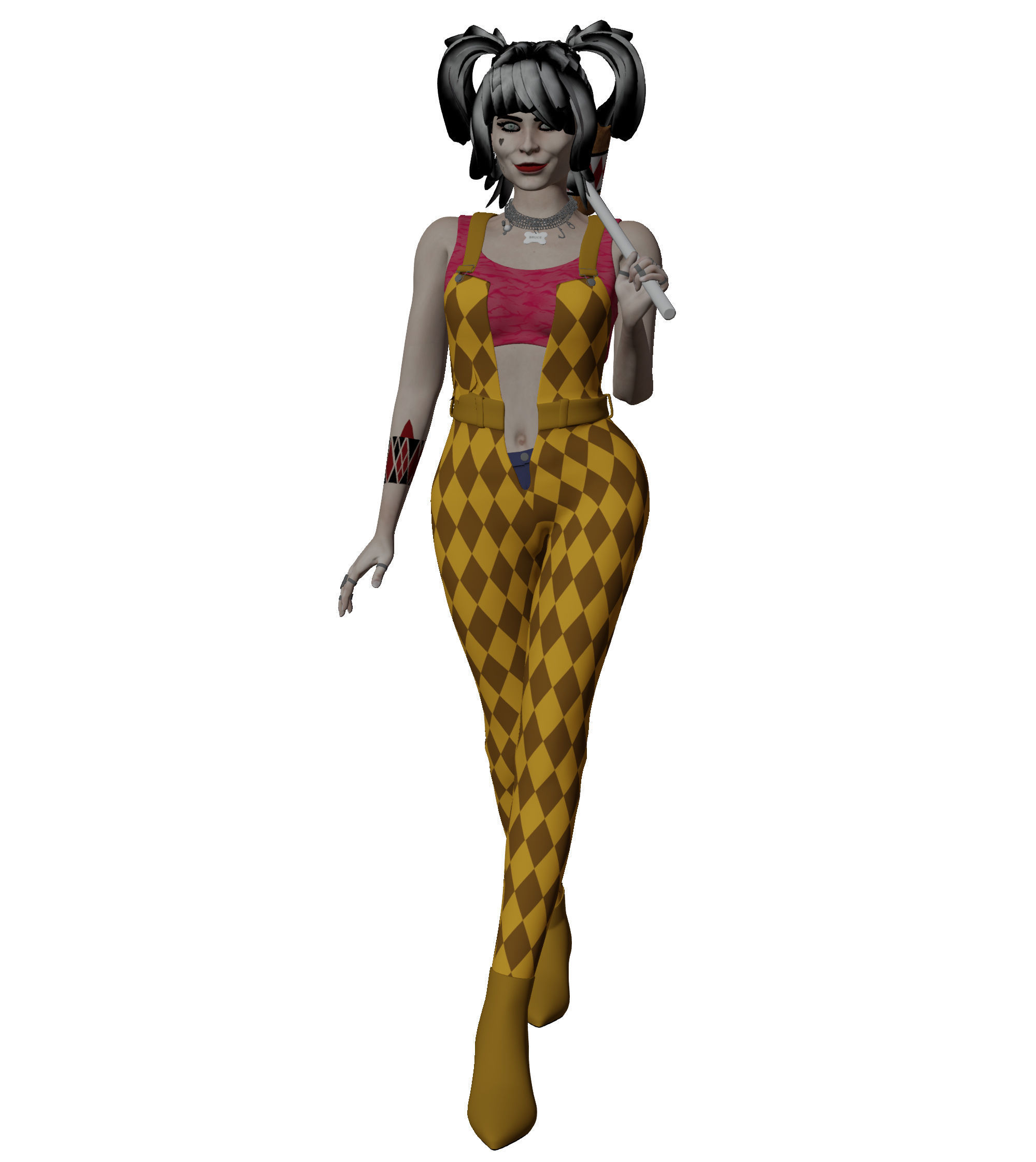 Harley Quinn - Bird Of Prey 3D model_7