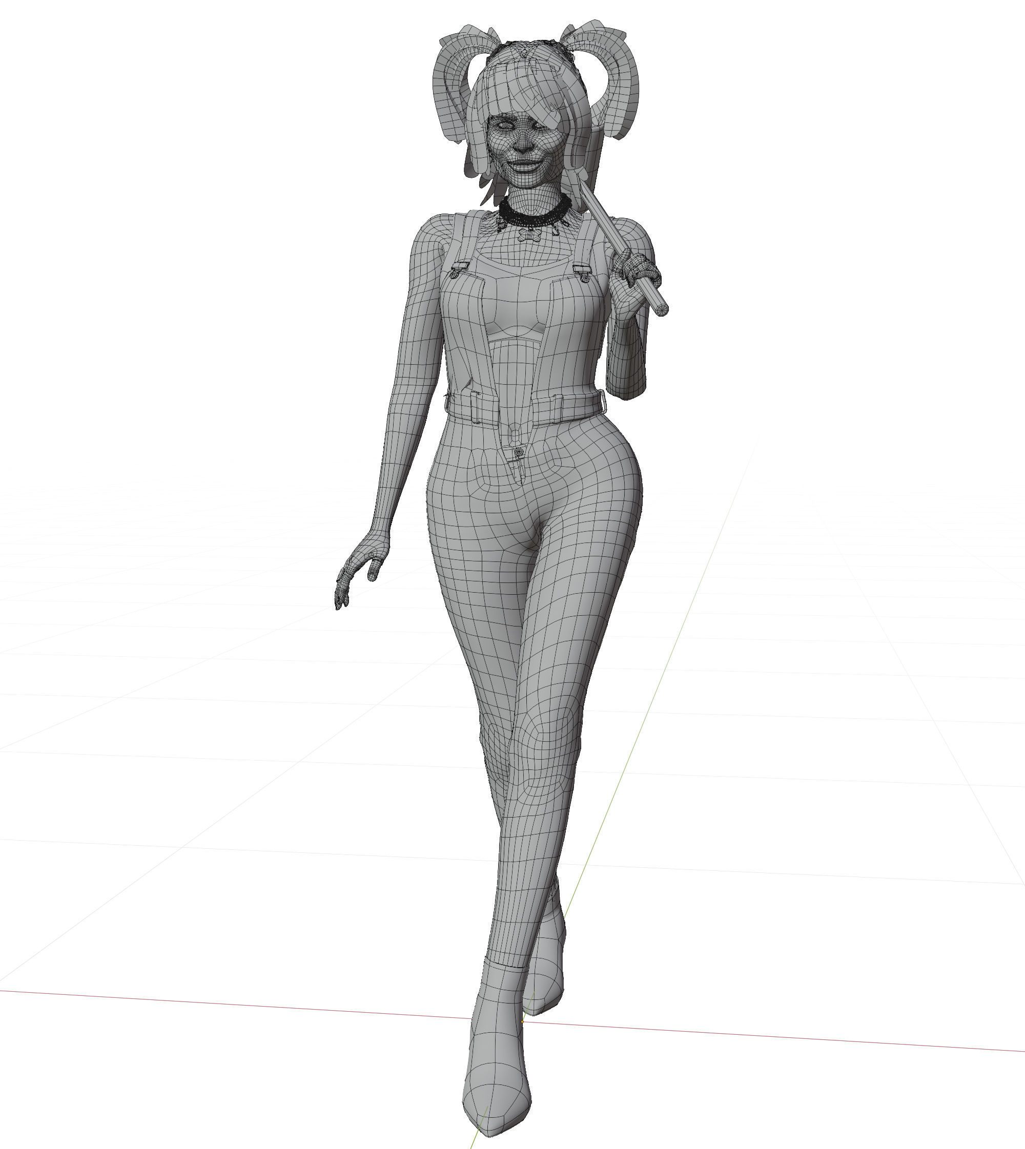 Harley Quinn - Bird Of Prey 3D model_4