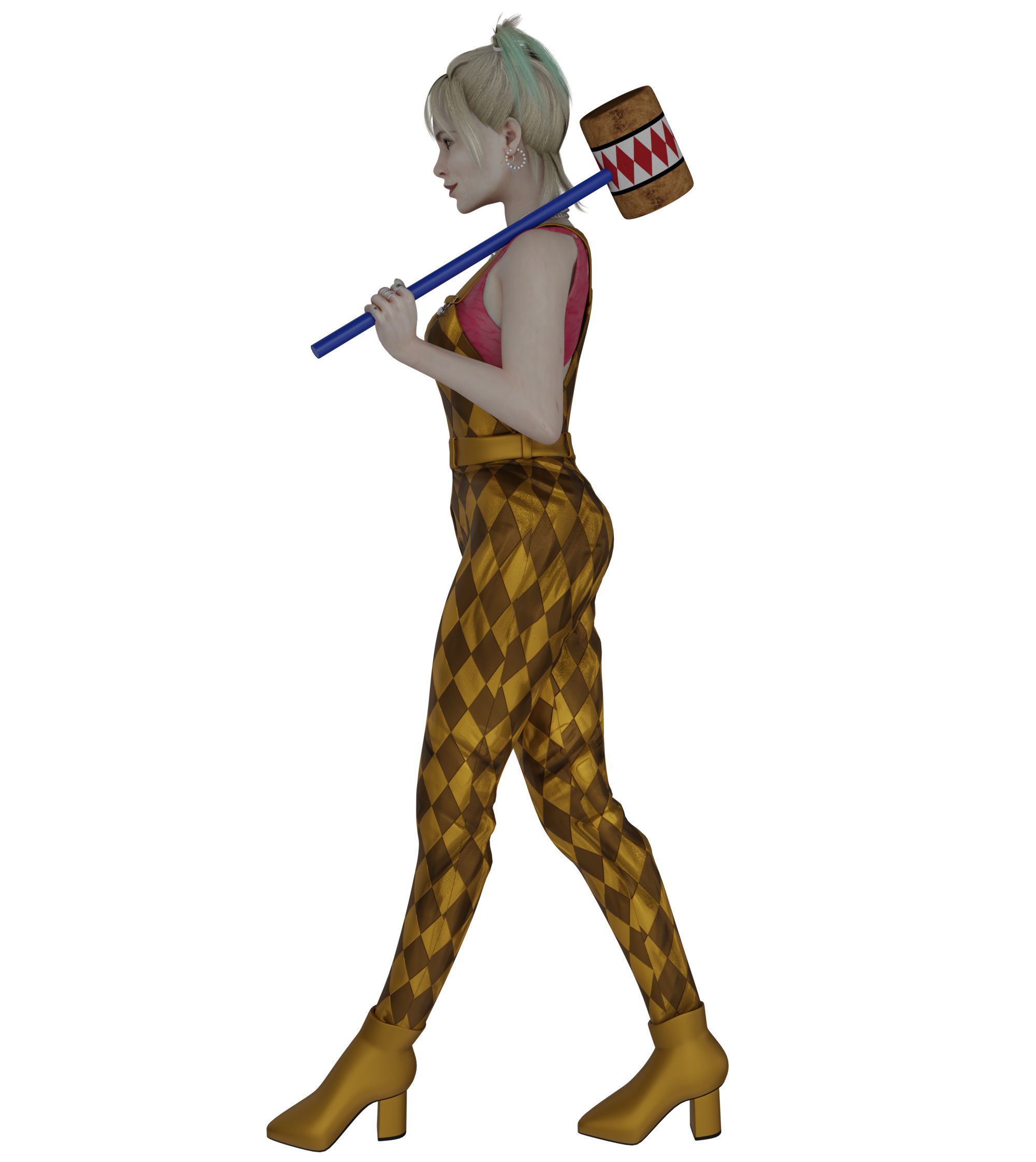 Harley Quinn - Bird Of Prey 3D model_13