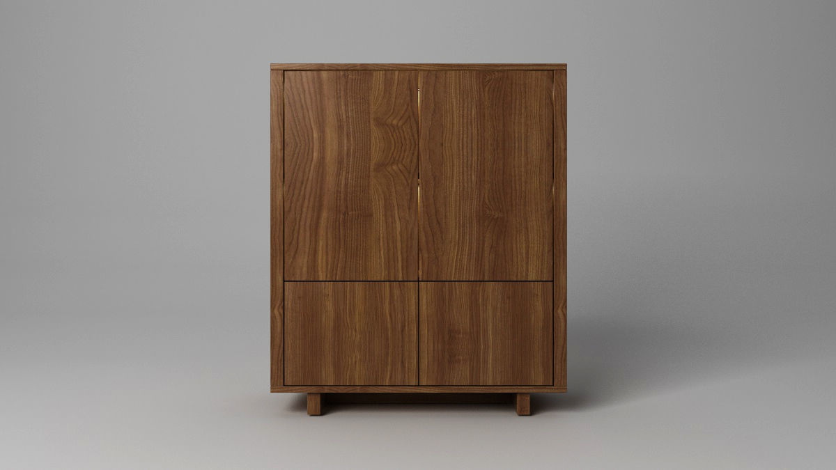 StockholmCabinet Storage Unit 3D model_4